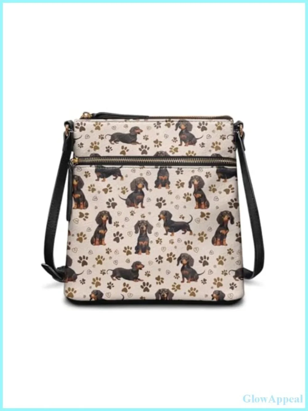 Hobo Crossbody Shoulder Bag Multi Pocket Satchel Adjustable Strap